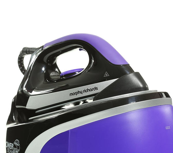 MORPHY RICHARDS 330004 Steam Generator Iron Black & Purple