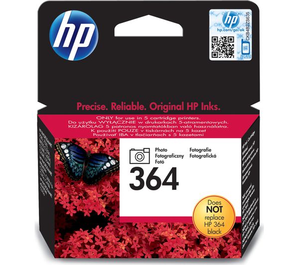 Buy Hp 364 Black Photo Ink Cartridge Free Delivery Currys 6210