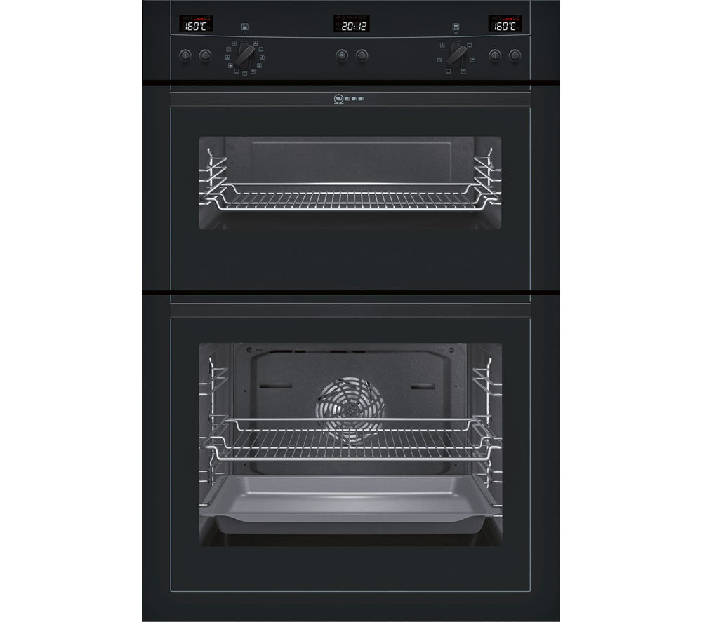 Buy NEFF Series 3 U15E52S3GB Electric Double Oven Black Free