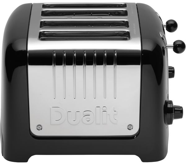 Buy DUALIT DL4B 4Slice Toaster Black Free Delivery Currys