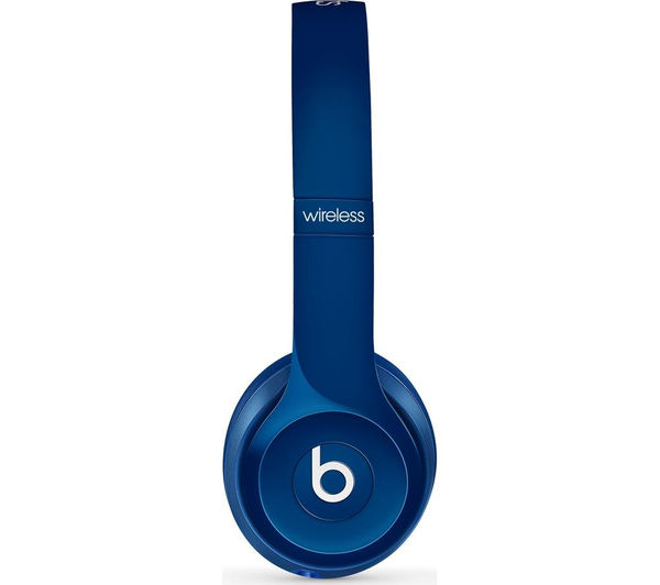 Buy BEATS BY DR DRE Solo 2 Wireless Bluetooth Headphones - Blue | Free ...