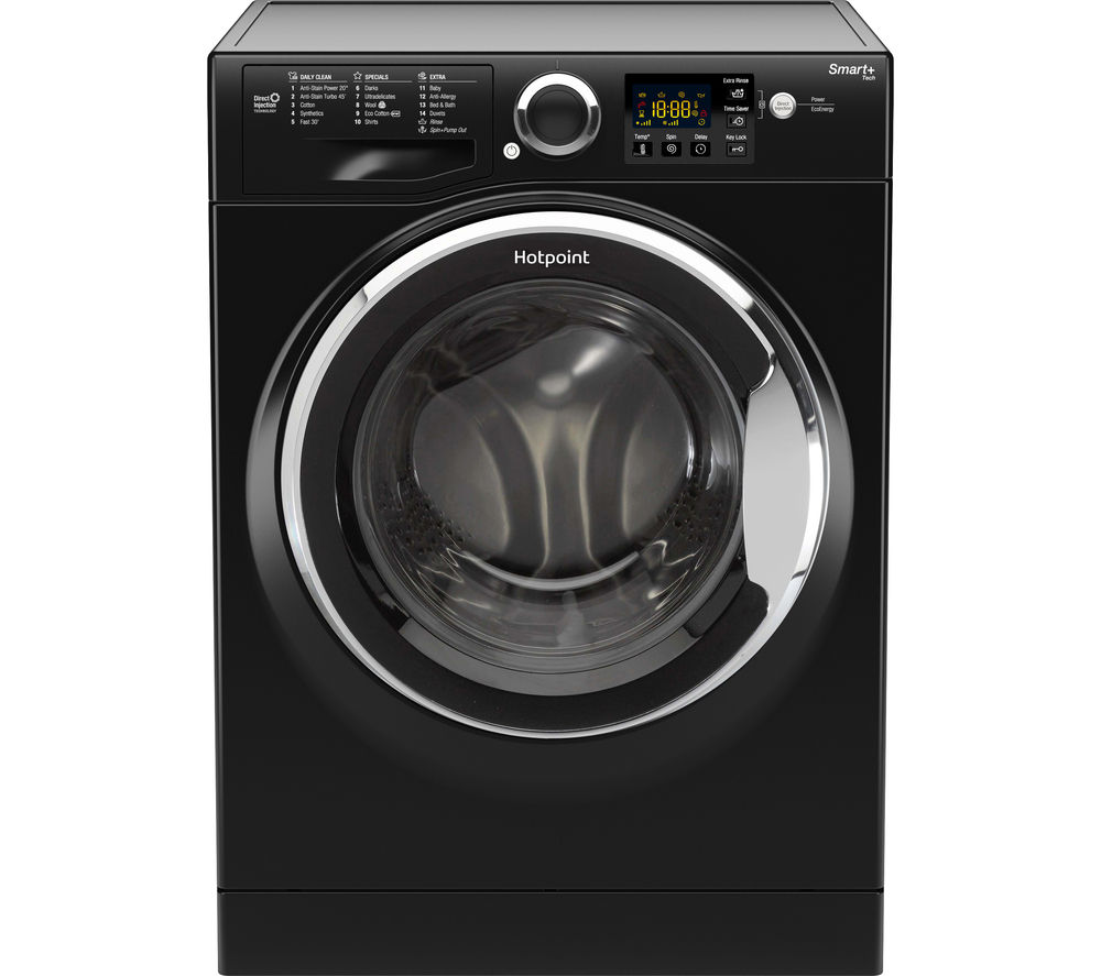 Hotpoint Smart RSG964JKX Washing Machine in Black