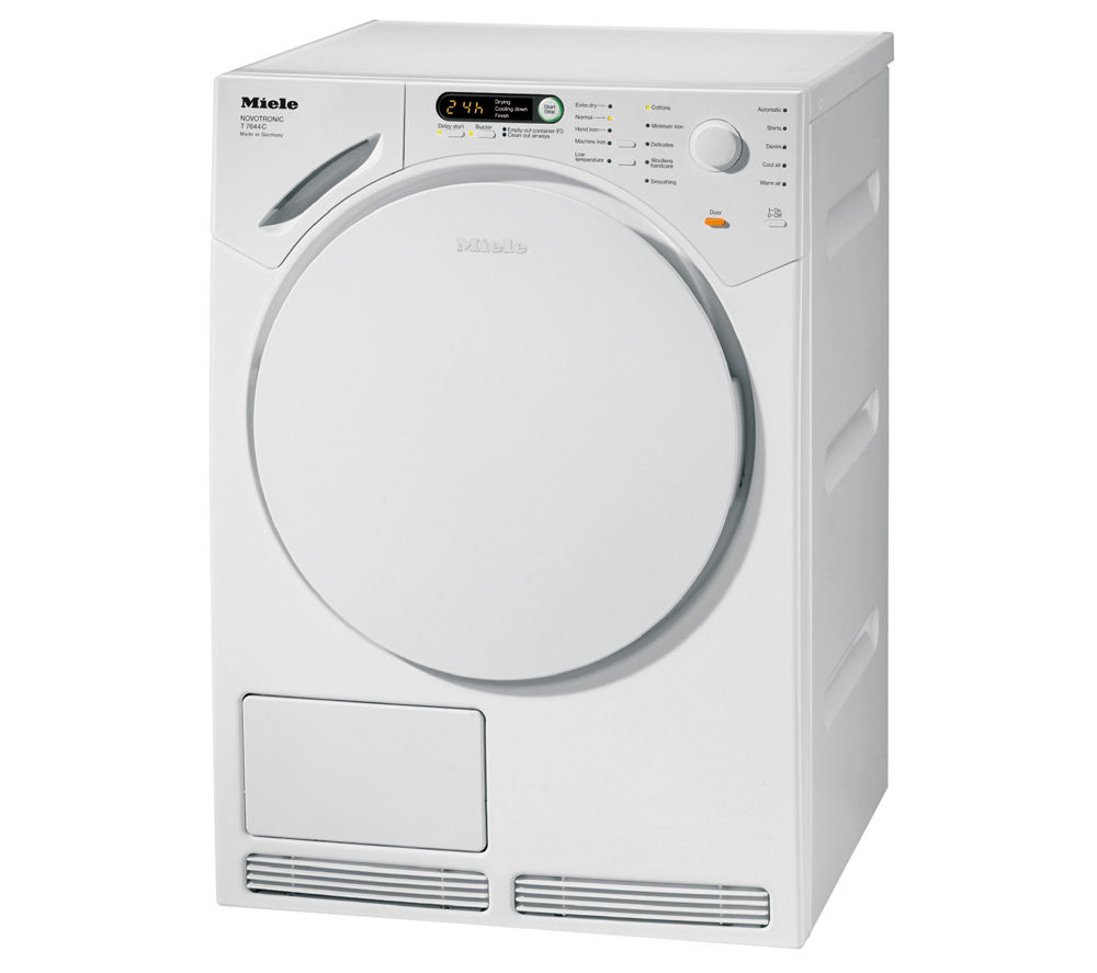 Buy Miele T7644 Condenser Tumble Dryer White Free Delivery Currys 5251