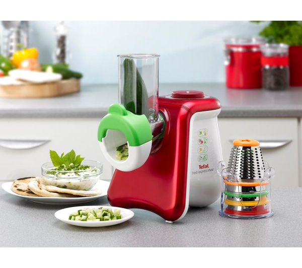 Buy TEFAL Fresh Express Max MB810540 Food Processor Red & White