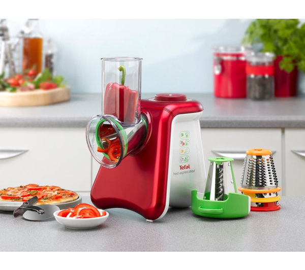 Buy TEFAL Fresh Express Max MB810540 Food Processor Red & White