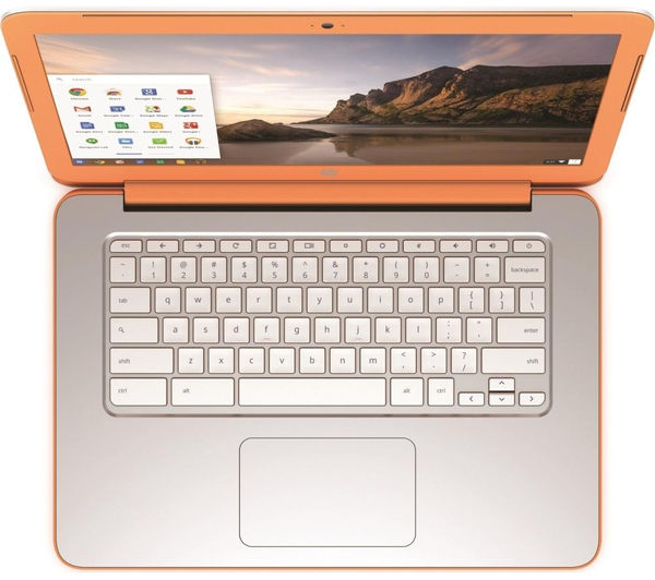 Buy HP 14" Chromebook Orange Free Delivery Currys