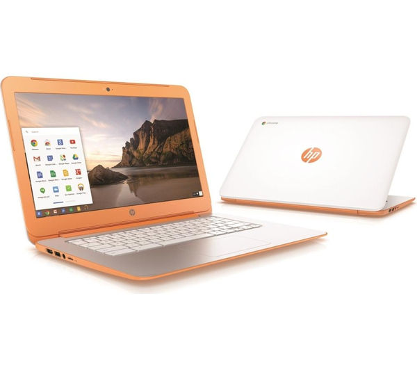 Buy HP 14" Chromebook Orange Free Delivery Currys