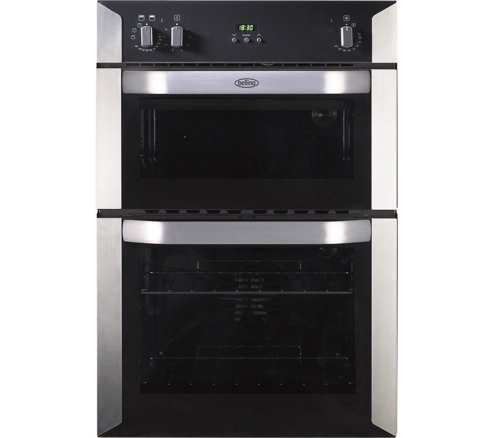 Belling BI90FP Electric Double Oven - Stainless Steel, Stainless Steel