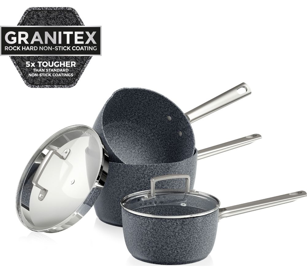 TOWER T90981 3-piece Granitex Saucepan Set Review