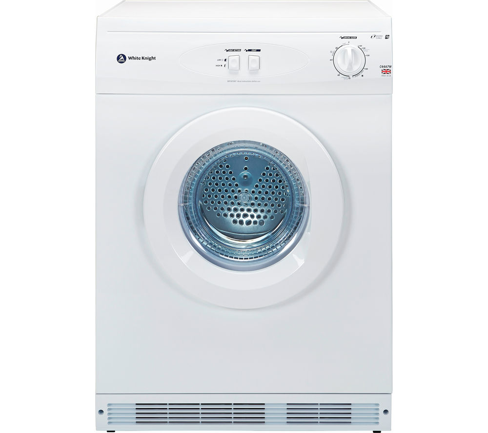 White Knight C44A7W Vented Tumble Dryer in White