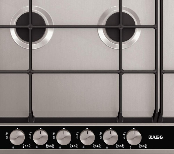 Buy AEG HG956440SM Gas Hob Stainless Steel Free Delivery Currys