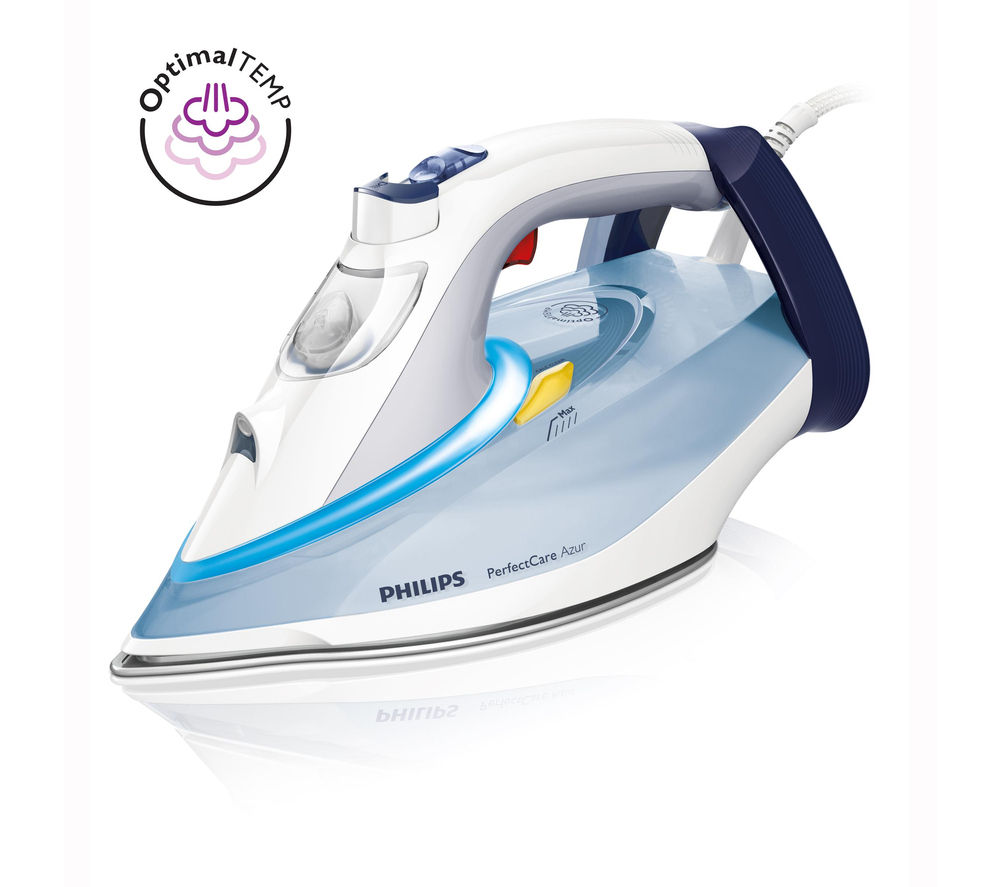 Buy PHILIPS Azur PerfectCare GC4910/10 Steam Iron Blue & White Free