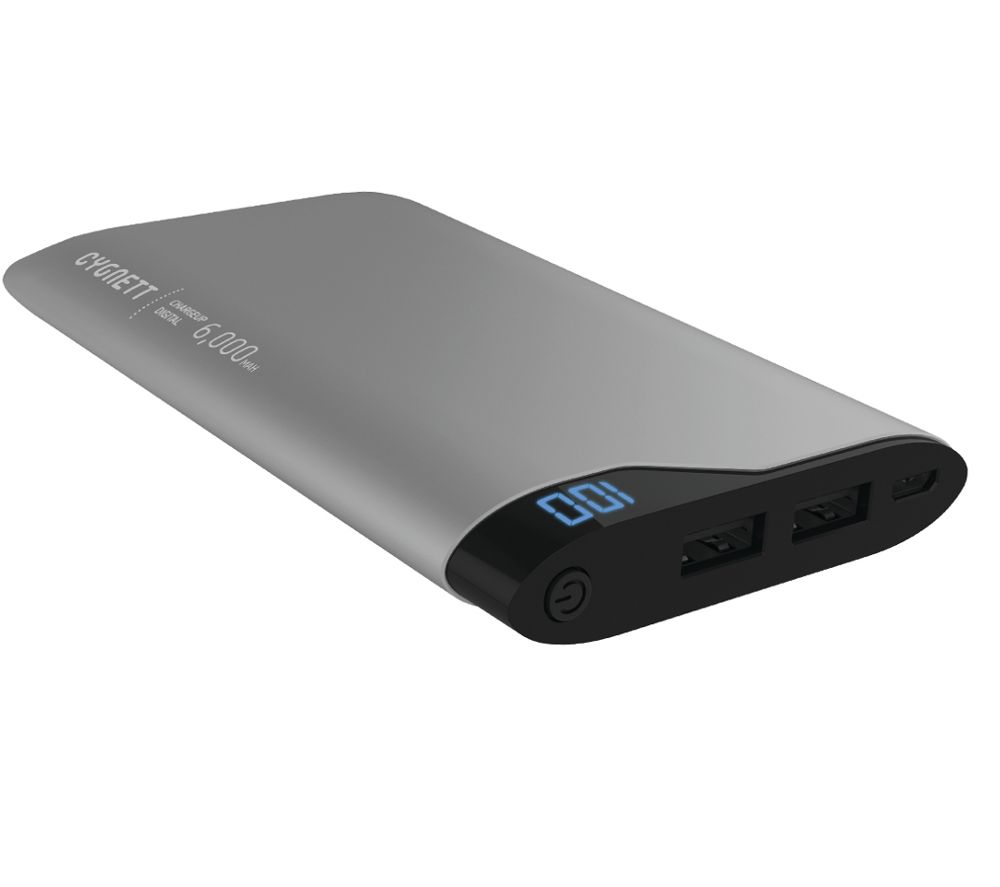Buy ChargeUp Portable Power Bank Space Grey Free Delivery Currys