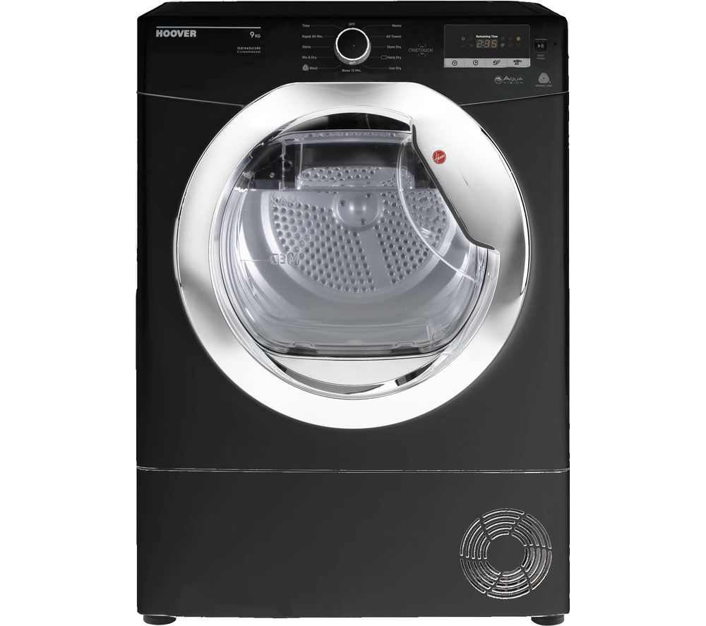 Buy HOOVER Dynamic Next DX C9DCEB Smart 9 kg Condenser Tumble Dryer Black Free Delivery Currys Buy HOOVER Dynamic Next DX C9DCEB Smart 9 kg Condenser Tumble Dryer Black Free Delivery Currys