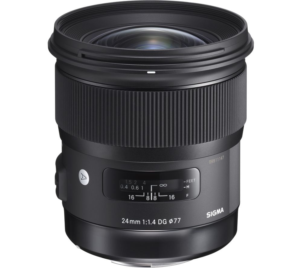 SIGMA 24 mm f/1.4 DG HSM Art Wideangle Prime Lens for Canon Deals