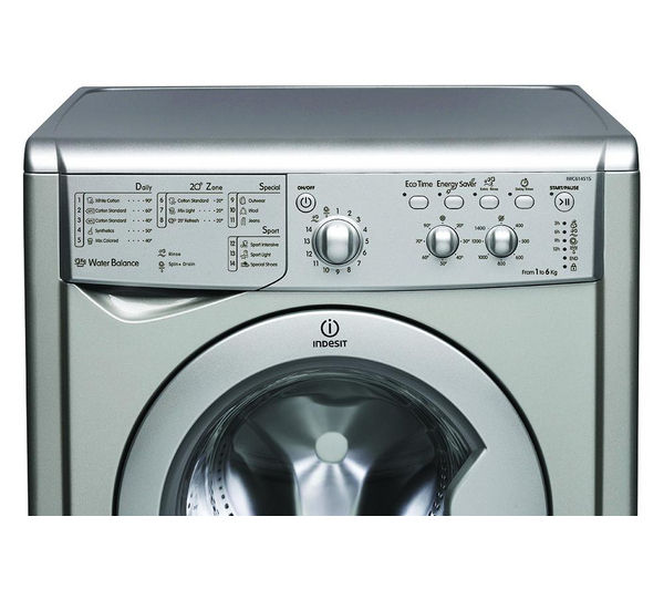 Buy INDESIT IWC61451S Washing Machine Silver Free Delivery Currys