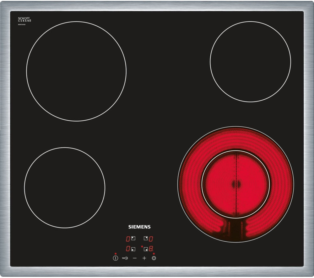 Buy SIEMENS ET645HF17E Electric Ceramic Hob Black Free Delivery