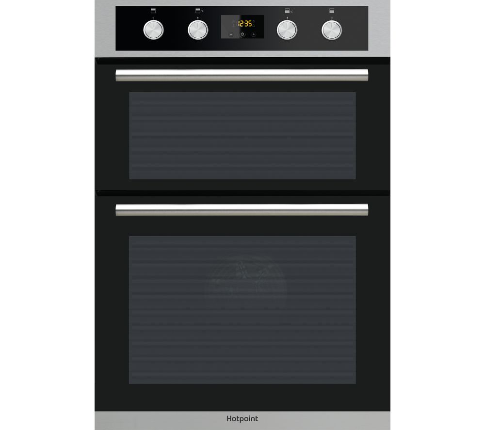 HOTPOINT  Class 2 DD2 844 C IX Electric Double Oven - Stainless Steel & Black, Stainless Steel