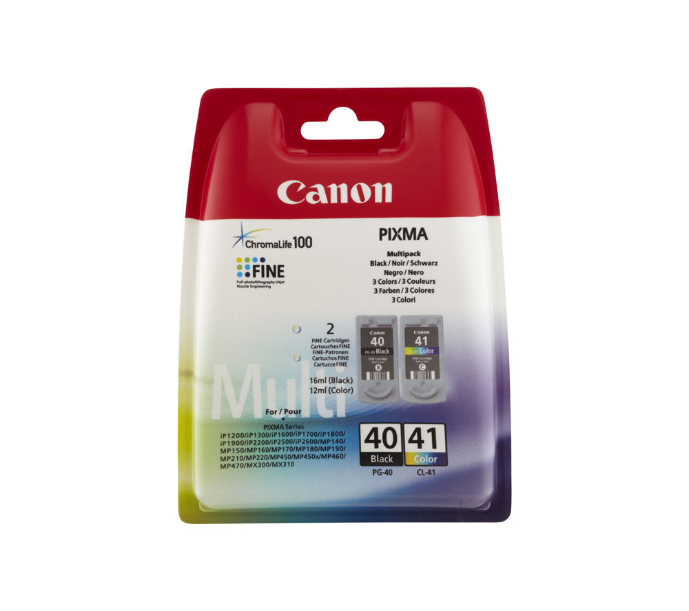 CANON  PG-40/CL-41 Black & Colour Ink Cartridge Review