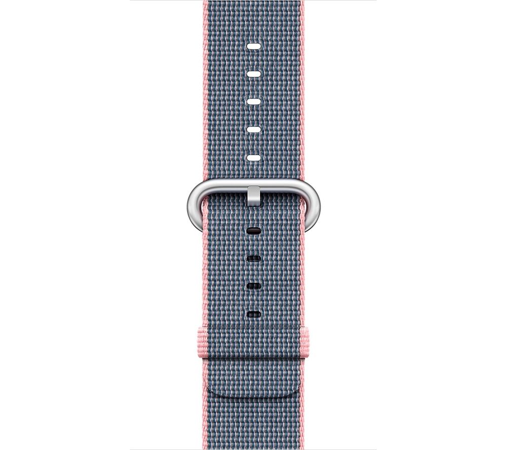APPLE Watch 42 mm Light Pink & Midnight Blue Woven Nylon Band Review