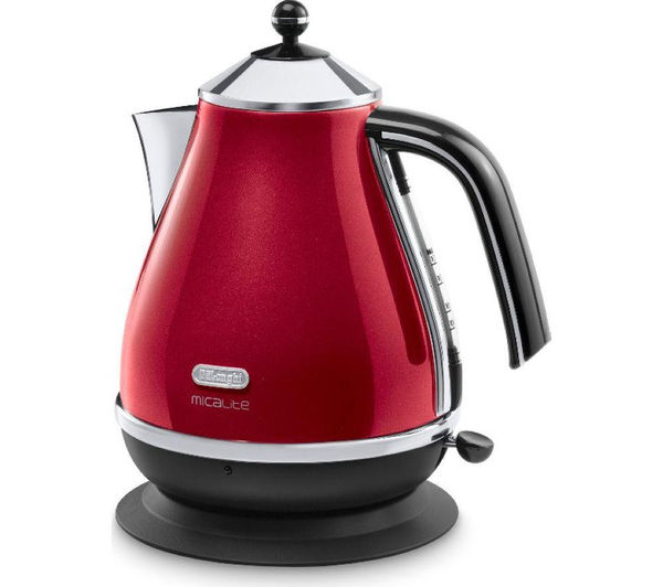 Buy DELONGHI Micalite KBOM3001R Jug Kettle Red Free Delivery Currys