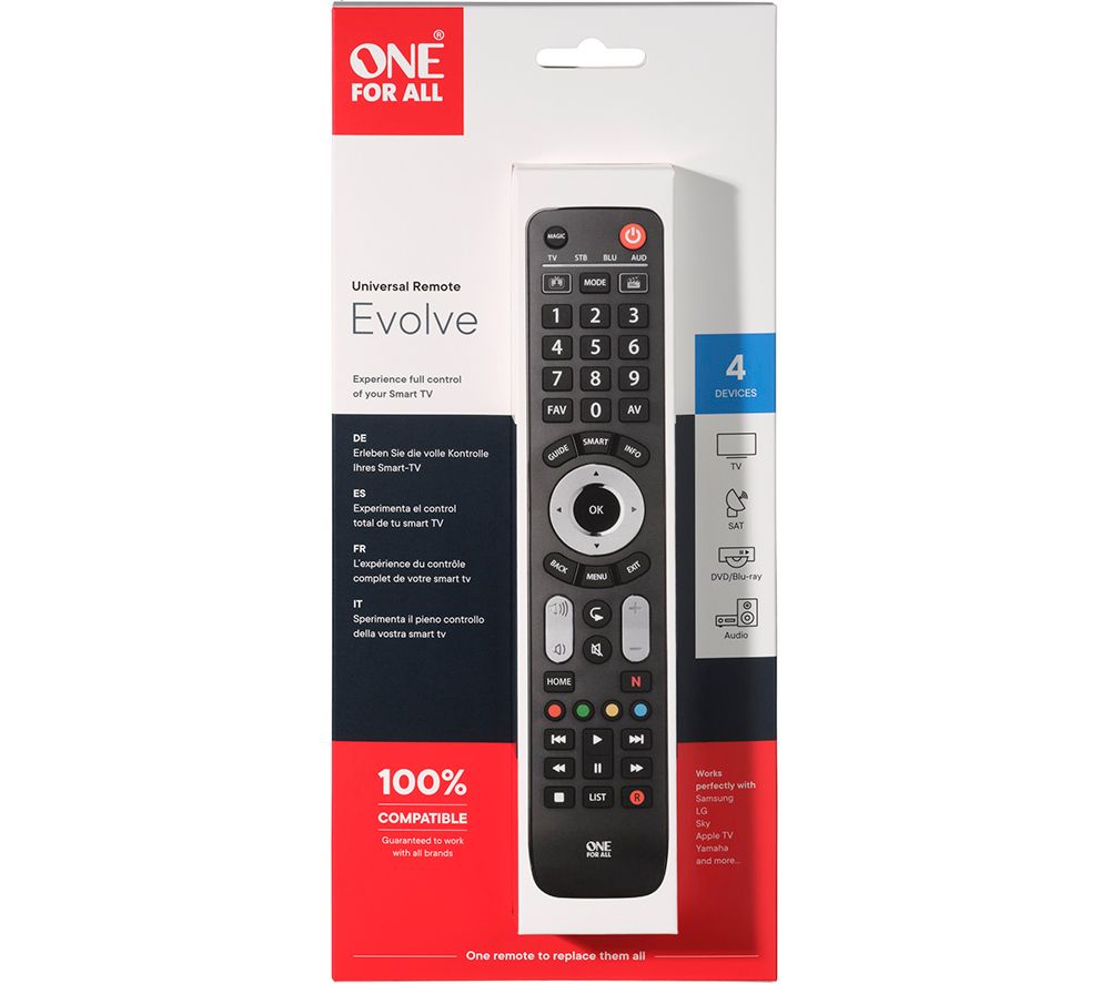 ONE FOR ALL Evolve 4 URC7145 Universal Remote Control Review