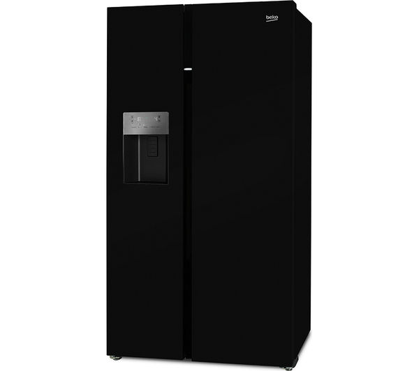 Buy BEKO ASGP342B AmericanStyle Fridge Freezer Black Free Delivery Currys