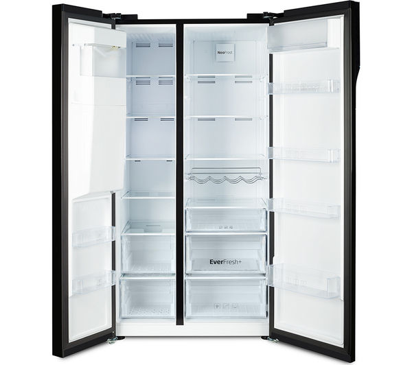 Buy BEKO ASGP342B AmericanStyle Fridge Freezer Black Free Delivery
