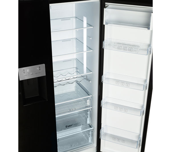 Buy BEKO ASGP342B AmericanStyle Fridge Freezer Black Free Delivery