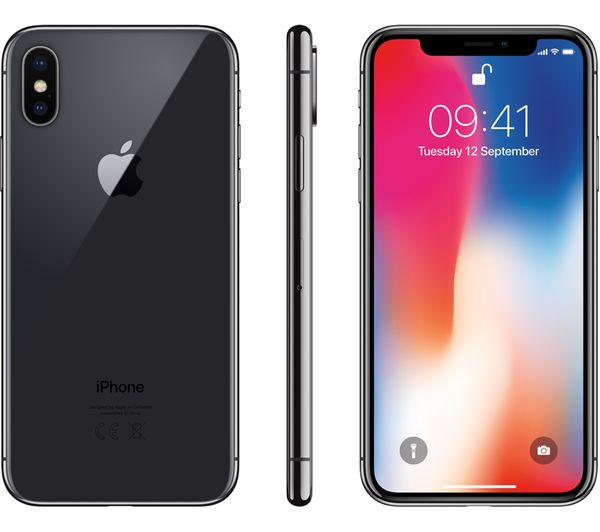 APPLE iPhone X - 64 GB, Space Grey Deals | PC World