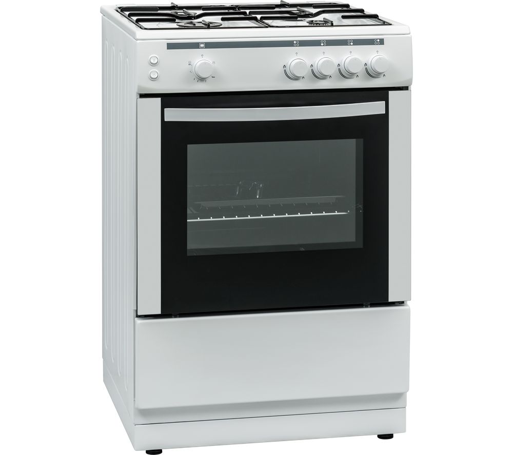 Buy ESSENTIALS CFSG60W17 60 cm Gas Cooker White Free Delivery Currys