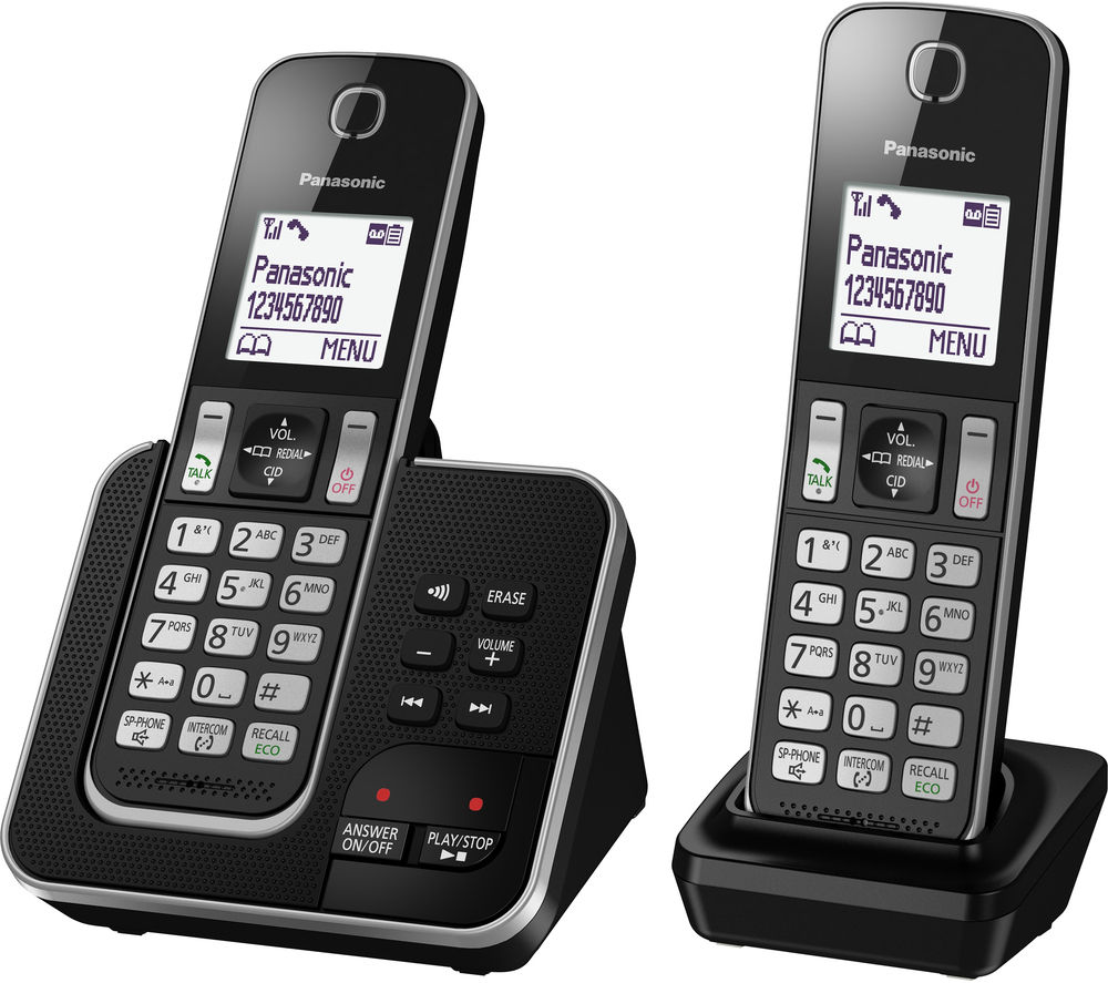 PANASONIC KX-TGD322EB Cordless Phone with Answering Machine Review