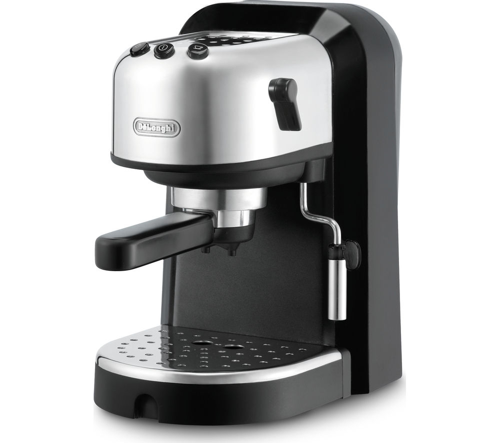 Delonghi EC271 Espresso Pump Coffee Machine - Black & Silver, Black
