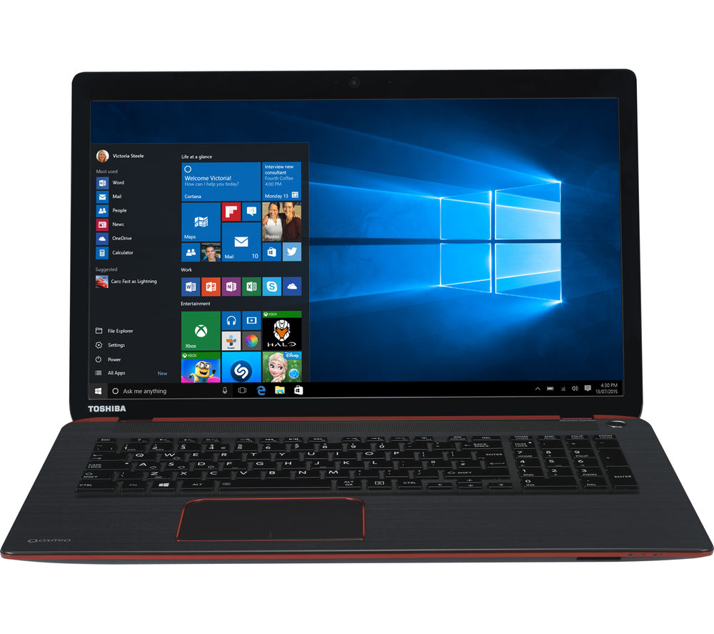 Buy TOSHIBA Qosmio X70B10T 17.3" Gaming Laptop Graphite & Red