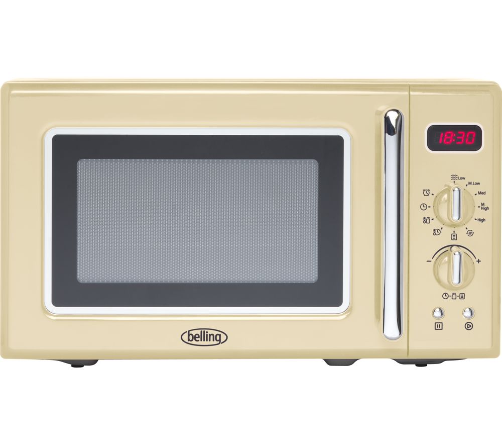 Buy BELLING Retro FMR2080S Solo Microwave Cream Free Delivery Currys