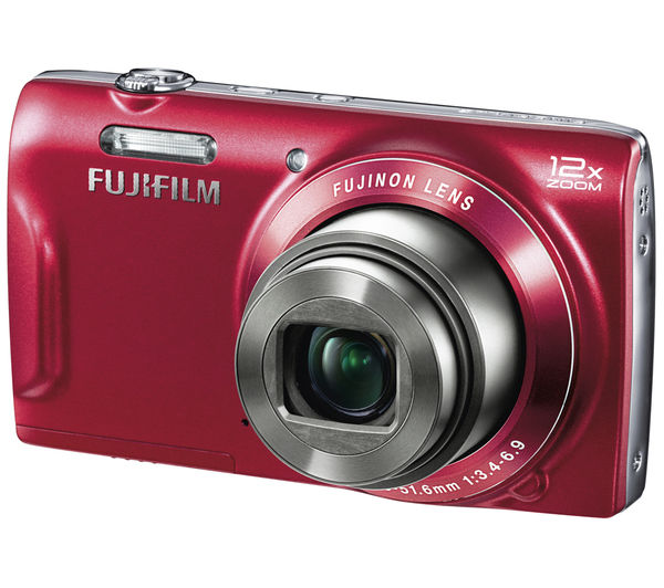 Buy FUJIFILM FinePix T500 Compact Digital Camera Red Free Delivery