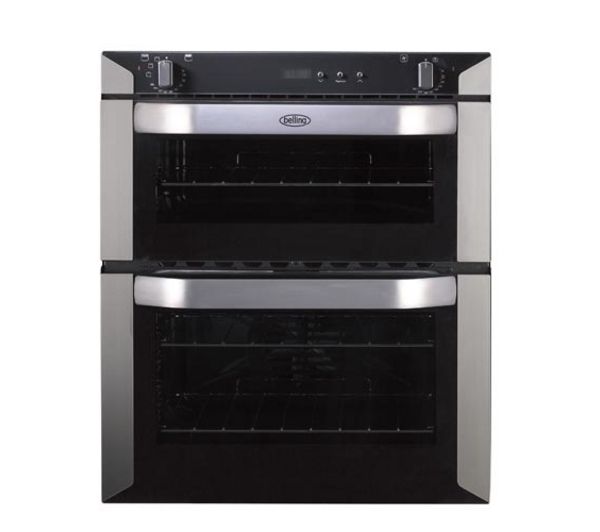 Belling BI70F Electric Built-under Double Oven - Stainless Steel, Stainless Steel