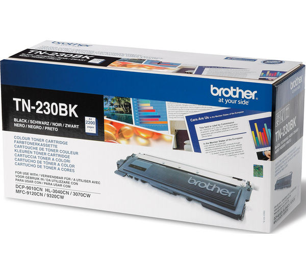 BROTHER  TN230BK Black Toner Cartridge, Black Review