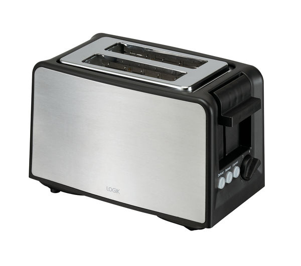 Buy LOGIK L02TBS13 2Slice Toaster Stainless Steel Free Delivery