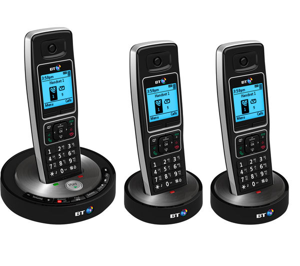 BT 6510 Cordless Phone with Answering Machine Triple Handsets Deals