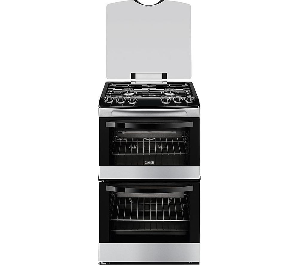 Buy ZANUSSI ZCG43000XA 55 cm Gas Cooker Stainless steel Free