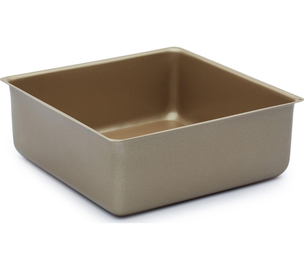 Buy PAUL HOLLYWOOD PHHB26 20 cm Nonstick Square Deep Cake Tin Gold
