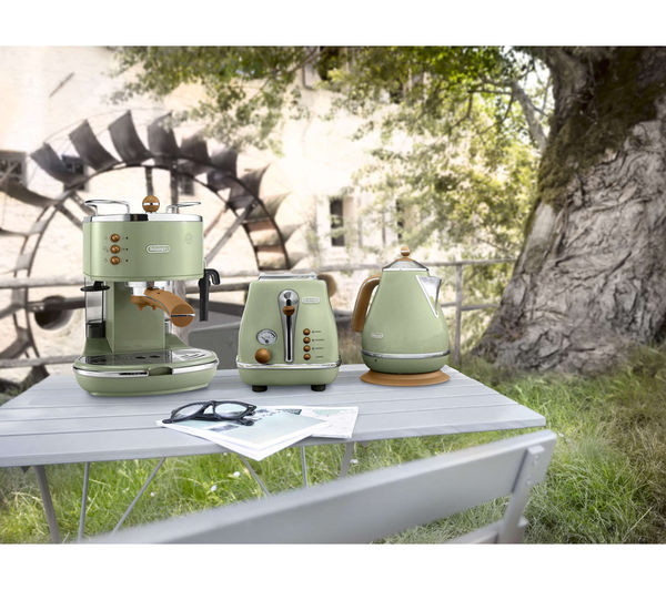 delonghi olive buy delonghi icona vintage ctov4003gr 4 slice toaster olive green free delivery currys delonghi olive buy delonghi icona vintage ctov4003gr 4 slice toaster olive green free delivery currys