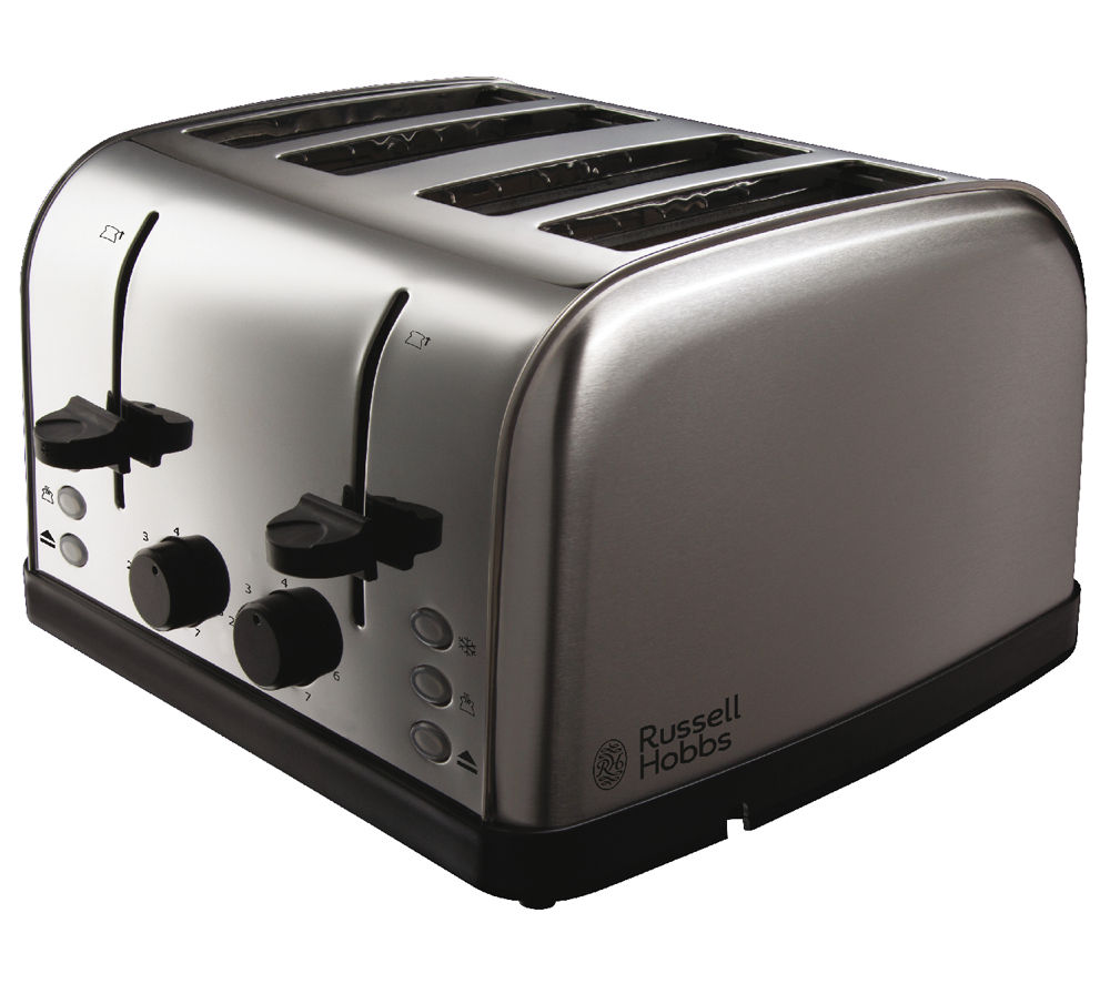 Russell Hobbs Futura 18790 4-Slice Toaster - Stainless Steel, Stainless Steel