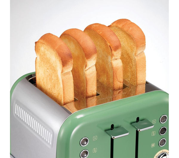 Buy MORPHY RICHARDS Accents 242006 4Slice Toaster Sage Green Free