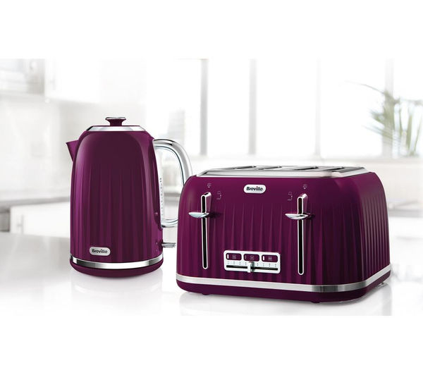 Buy BREVILLE Impressions VTT634 4Slice Toaster Purple Free Delivery Currys
