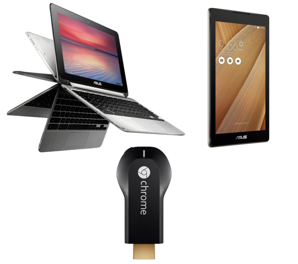 ASUS Chromebook Flip, Tablet and Chromecast bundle Deals PC World