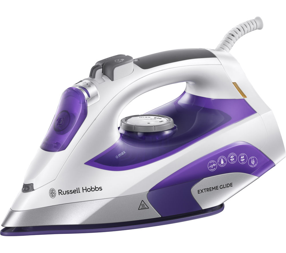 Buy RUSSELL HOBBS Extreme Glide 21530 Steam Iron White & Purple