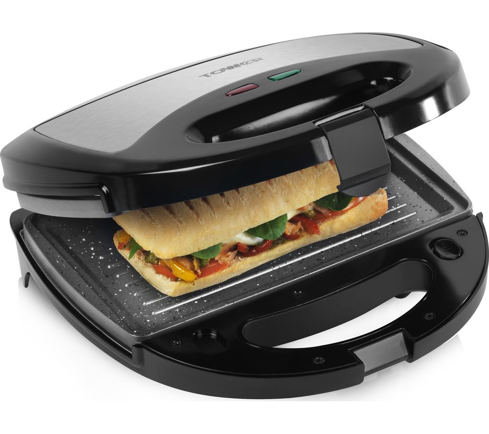 Buy TOWER T27008 3in1 Sandwich Toaster Black & Grey Free Delivery