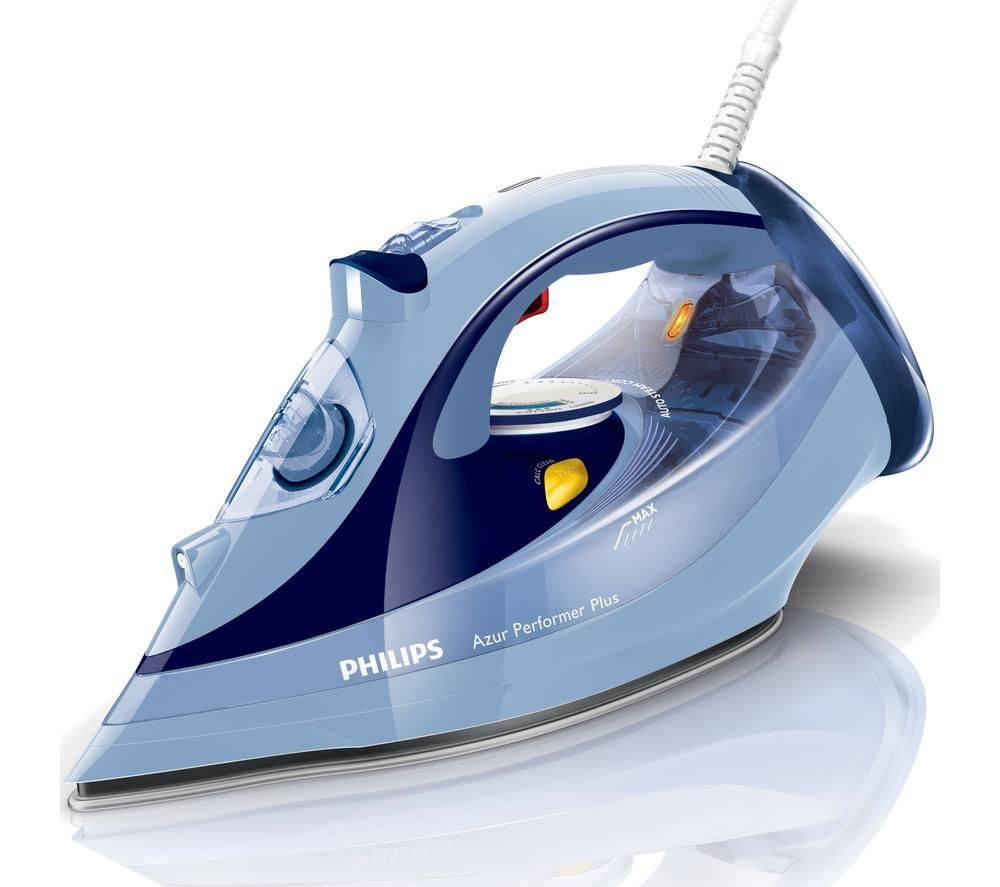 Buy PHILIPS Azur Performer Plus GC4521/20 Steam Iron Blue Free